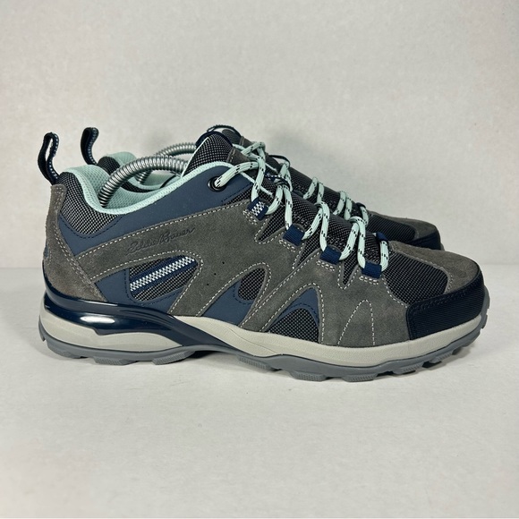Eddie Bauer Trail Hiking Outdoor Shoes Sneakers Grey and Aqua; Women’s Size 10 - Picture 3 of 16